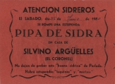Publicidad de espicha 1950